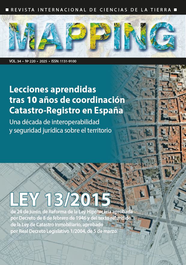 					View Vol. 34 No. 220 (2025): Revista MAPPING 220
				